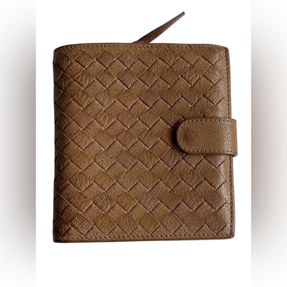Bottega Veneta Tan Leather Wallet